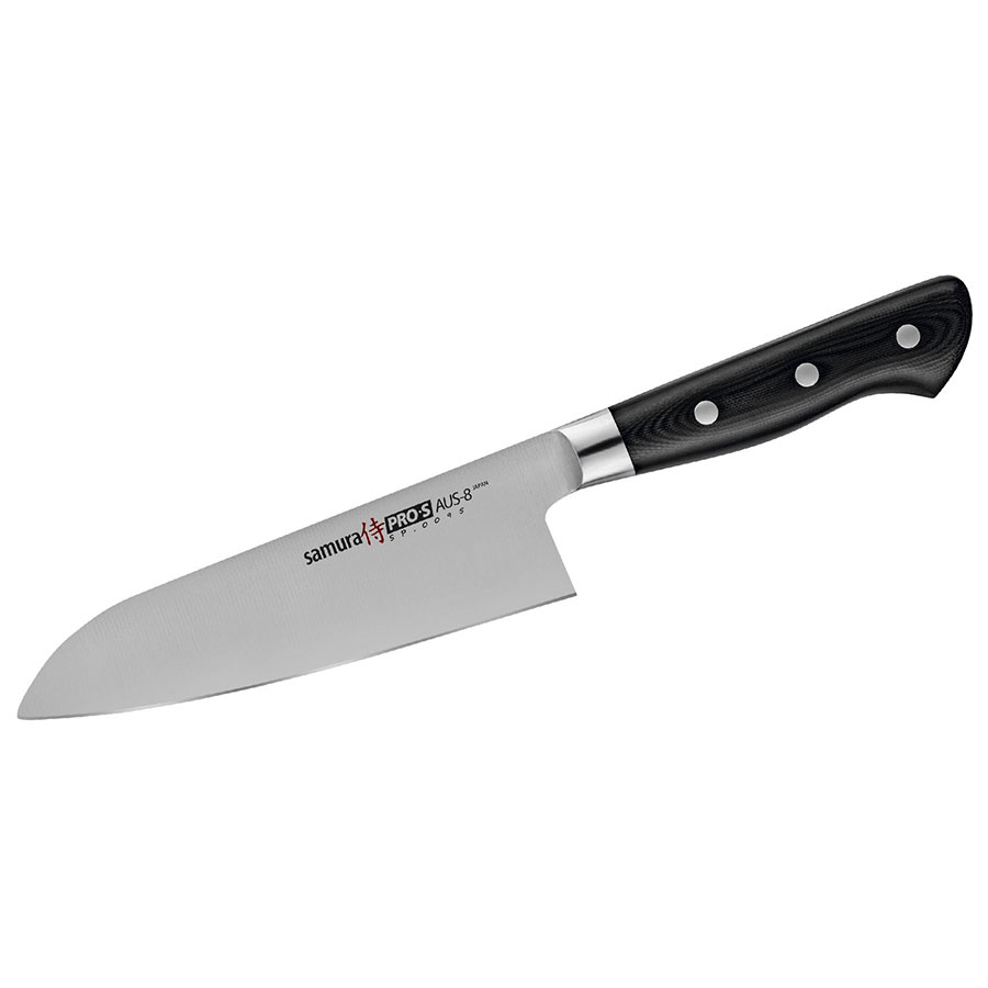 SAMURA PRO-S SANTOKU KNIFE 175MM 7IN BLADE
