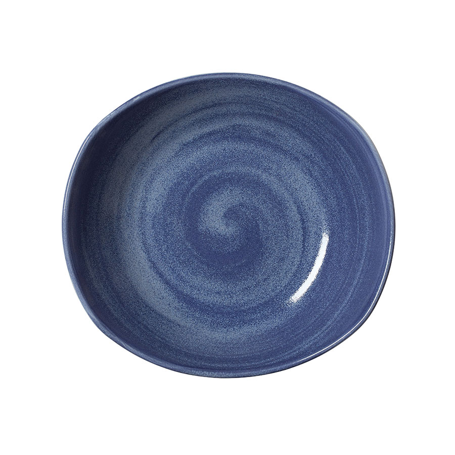 Steelite Revolution Vitrified Porcelain Bluestone Zest Platter 25.5cm PK 1