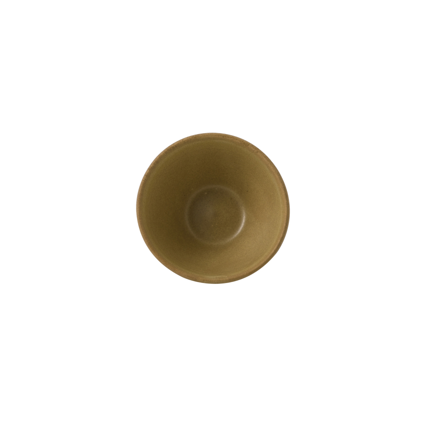 Churchill Nourish Vitrified Porcelain Petra Sand Round Contour Dip Pot 8.5cm 11cl 4oz PK 1