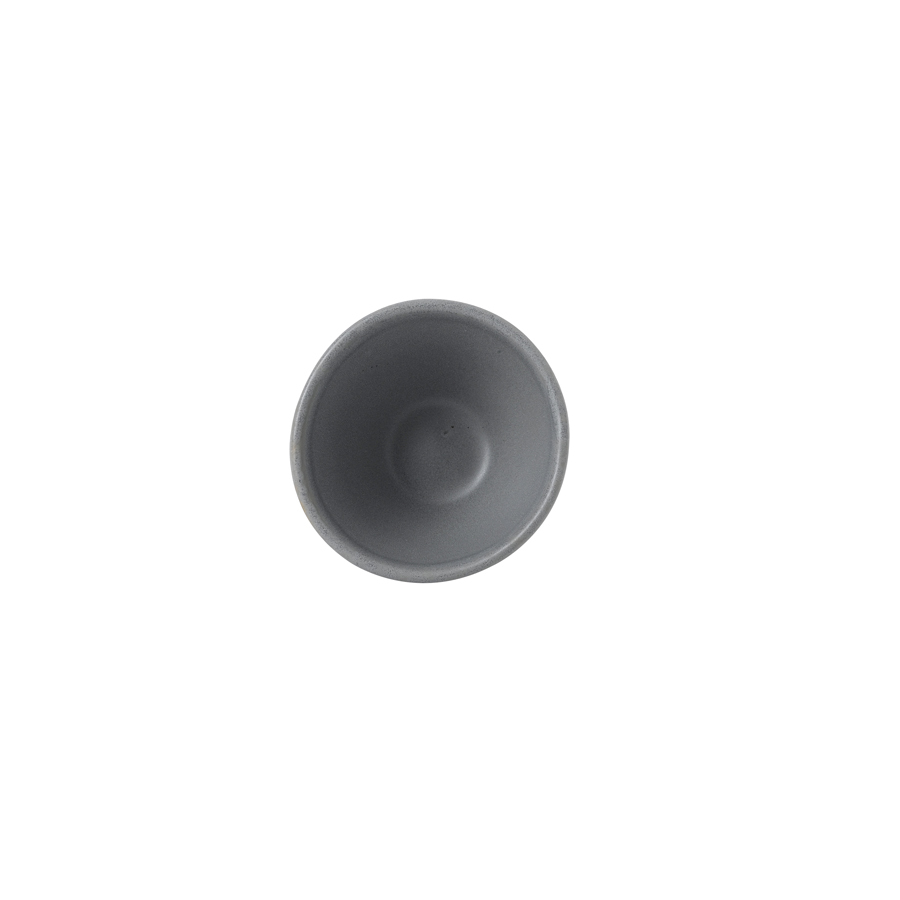 Churchill Nourish Vitrified Porcelain Seattle Grey Round Contour Dip Pot 7cm 6cl 2oz PK 1