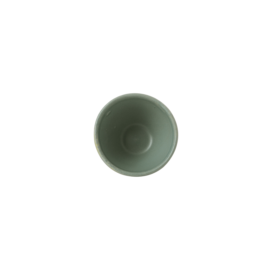 Churchill Nourish Vitrified Porcelain Andorra Green Round Contour Dip Pot 7cm 6cl 2oz PK 1