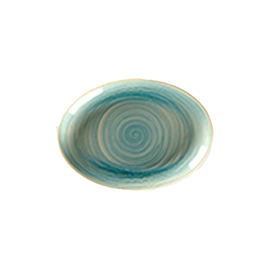 Rak Spot Vitrified Porcelain Saphire Oval Platter 21cm PK 1