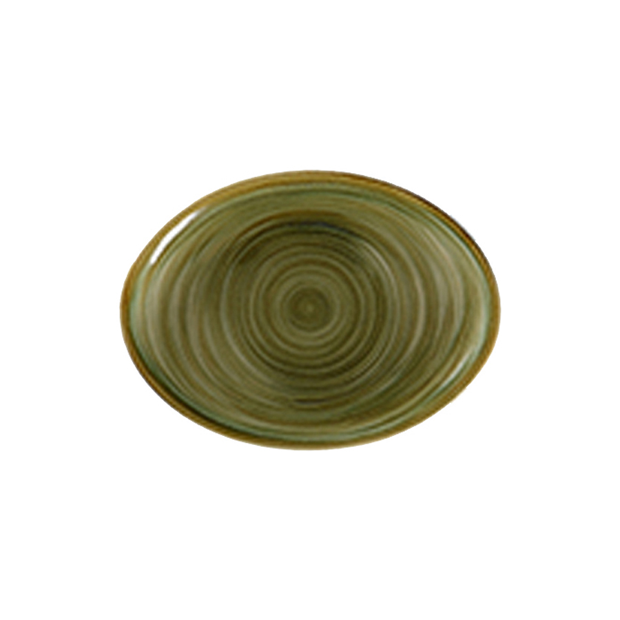 Rak Spot Vitrified Porcelain Emerald Oval Platter 26cm PK 1