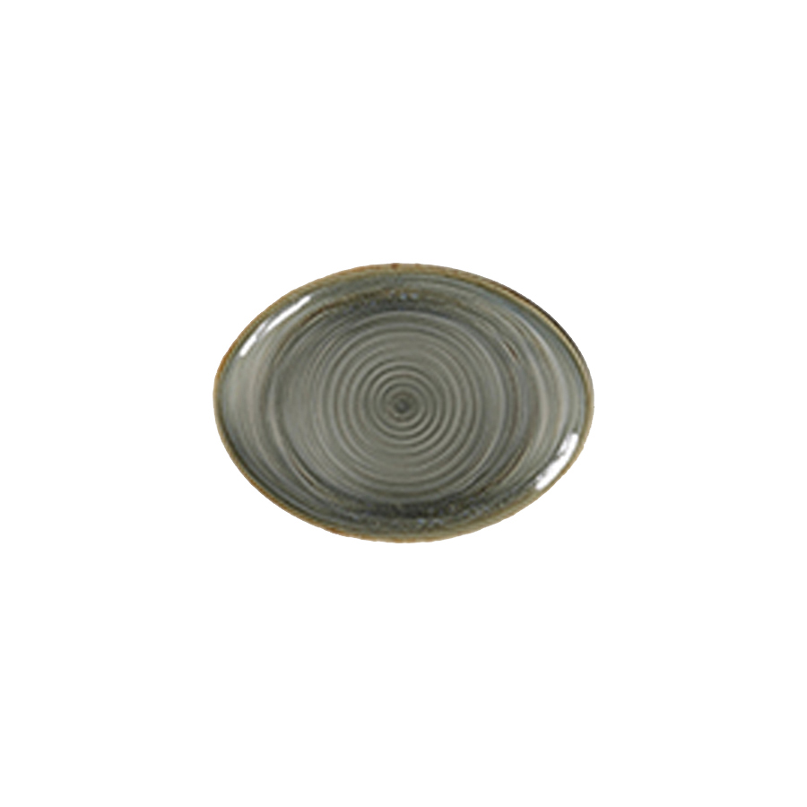 Rak Spot Vitrified Porcelain Peridot Oval Platter 26cm PK 1
