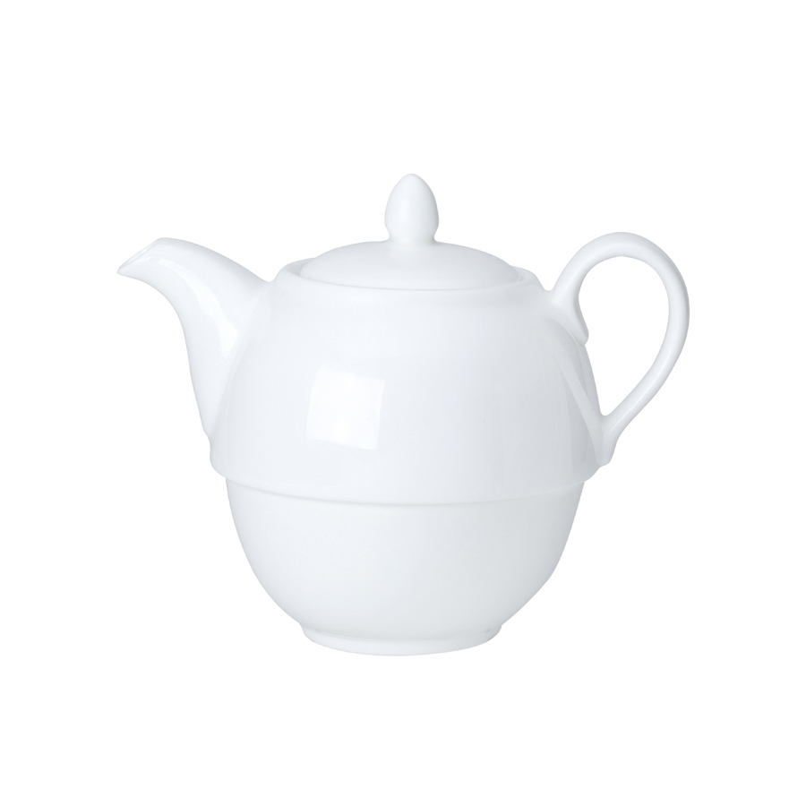 William Edwards Coupe White Bone China Tea for Teapot 46cl PK 1