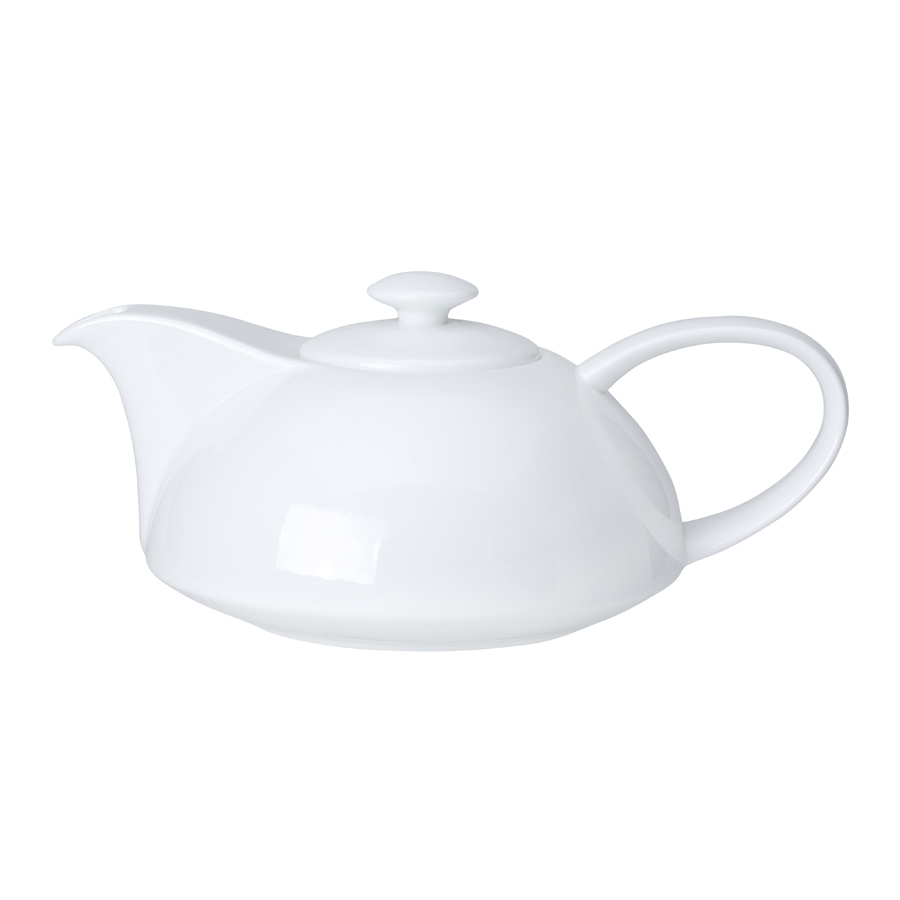 William Edwards Miscellaneous Bone China White Teapot 65cl PK 1