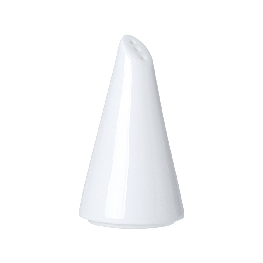 William Edwards Snipe Deco Bone China White Pepper Pot 6.5cm PK 1