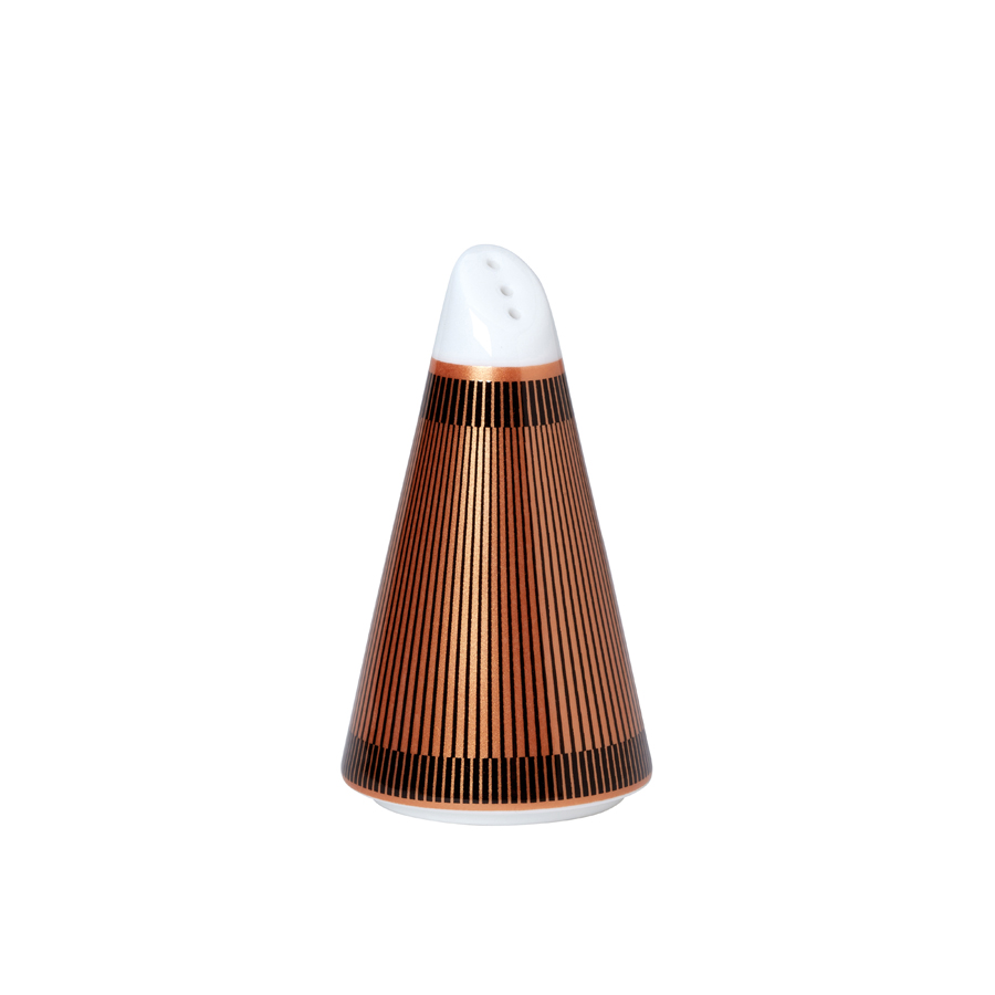 William Edwards Gatsby Bone China White & Copper Pepper Pot 6.5cm PK 1