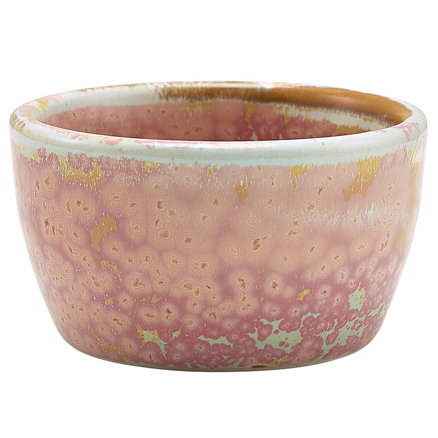 Genware Terra Porcelain Rose Round Ramekin 6.2x3.5cm 45ml 1.5oz PK 1