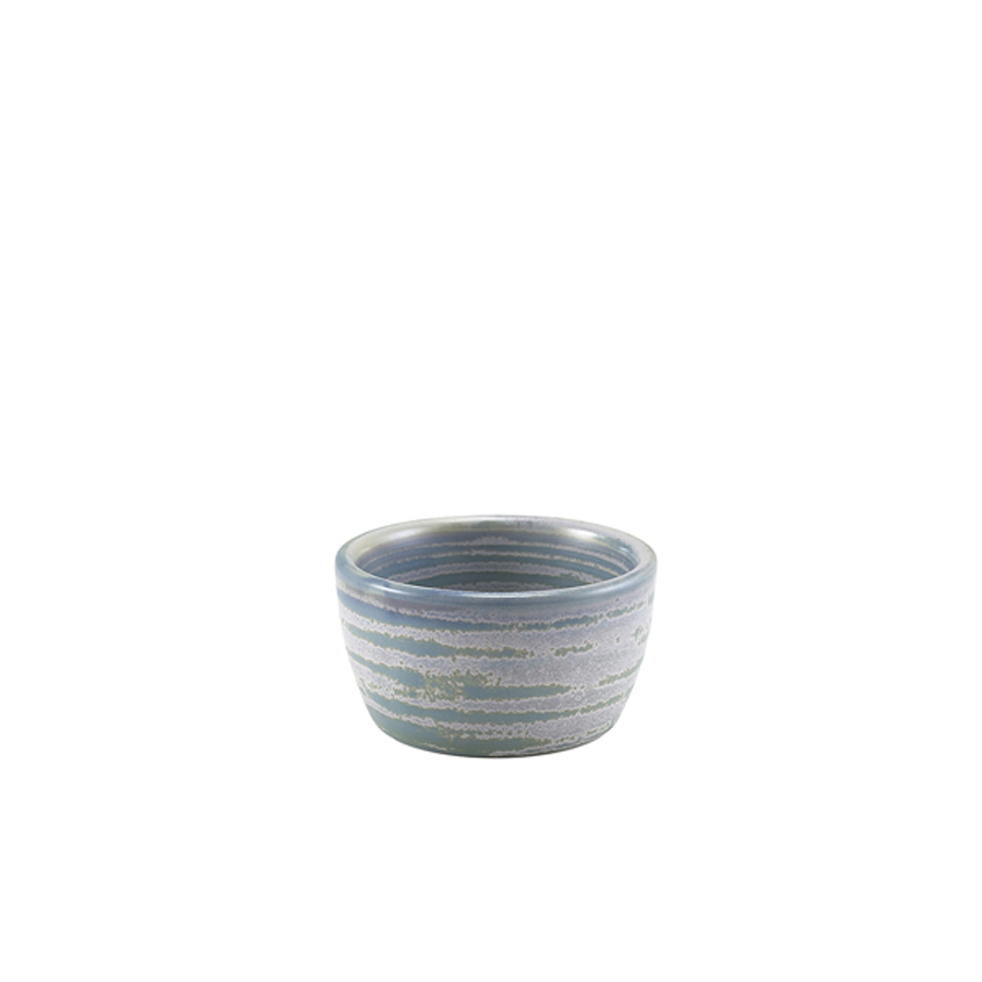 Genware Terra Vitrified Porcelain Seafoam Round Ramekin 6.2x3.5cm 45ml 1.5oz PK 1
