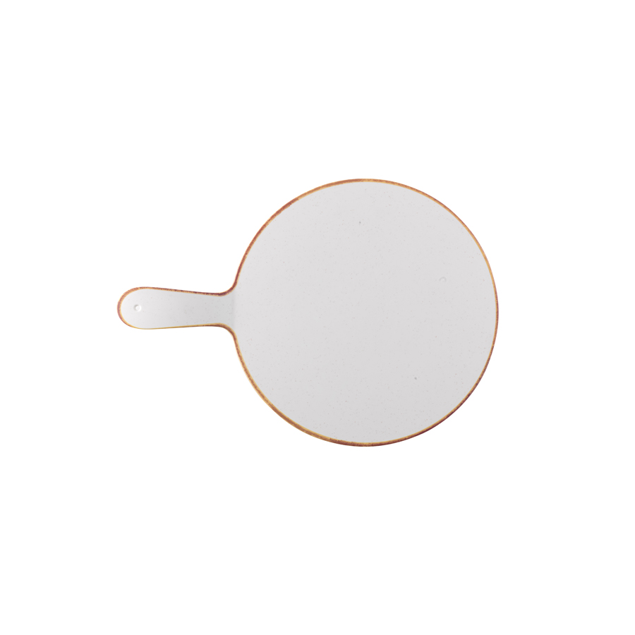 Churchill Stonecast Melamine Barley White Round Handled Paddle 32cm PK 1