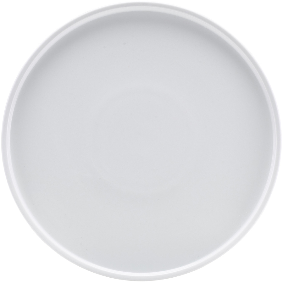 GENWARE PORCELAIN LOW PRESENTATION PLATE 30CM 12IN PK 4
