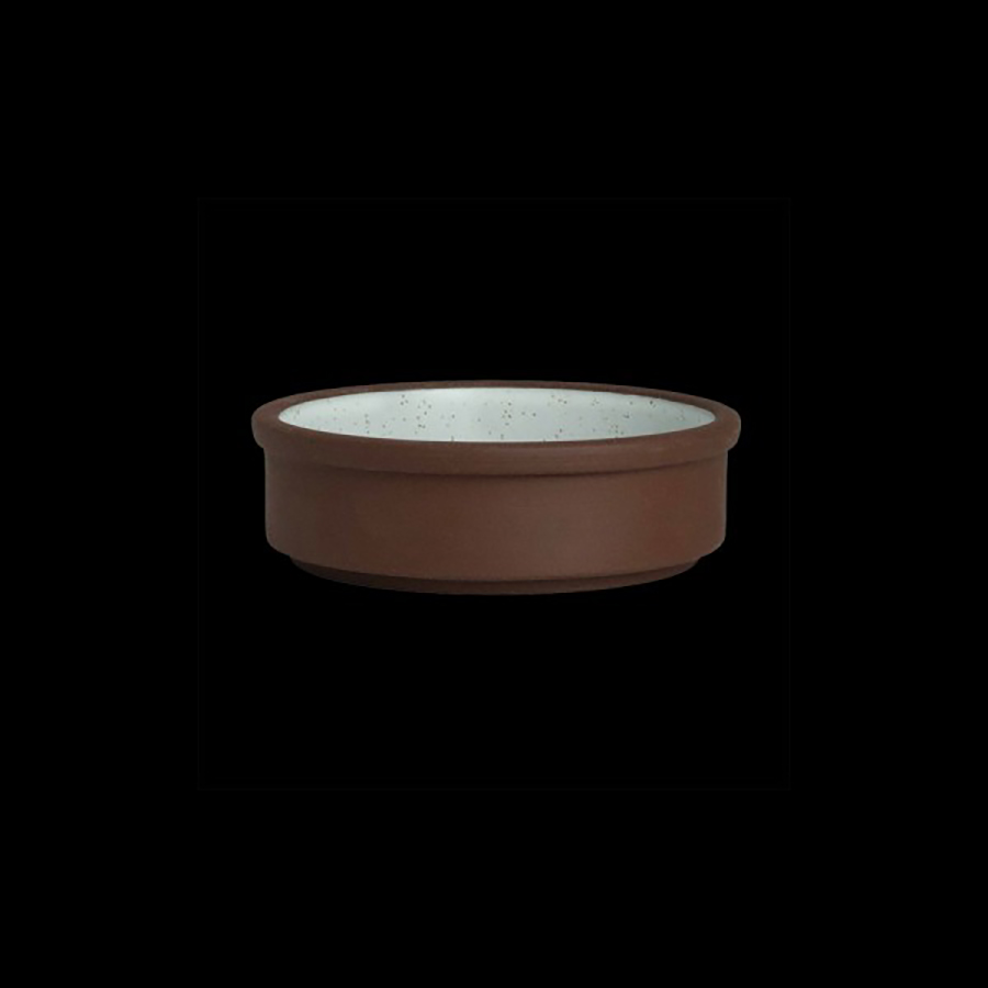 Maham Studio Spice Stoneware Sea Salt Round Stacking Tray 10x3cm 4oz PK 1