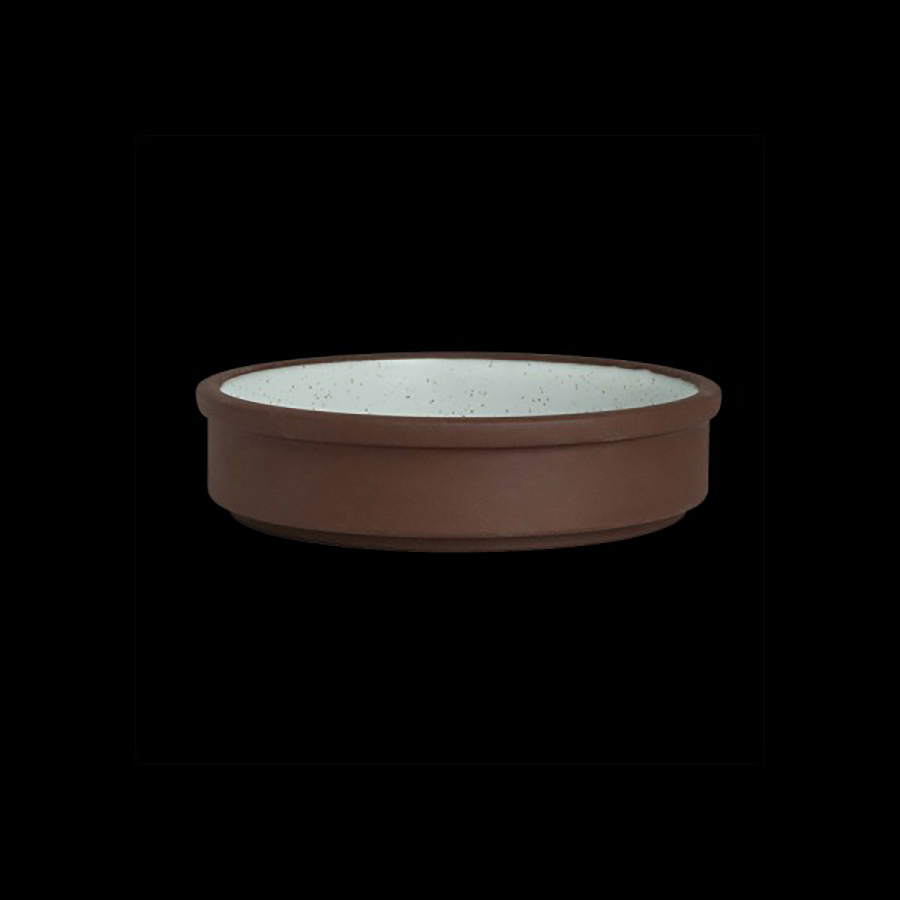 Maham Studio Spice Stoneware Sea Salt Round Stacking Tray 12.7x3cm 5oz PK 1