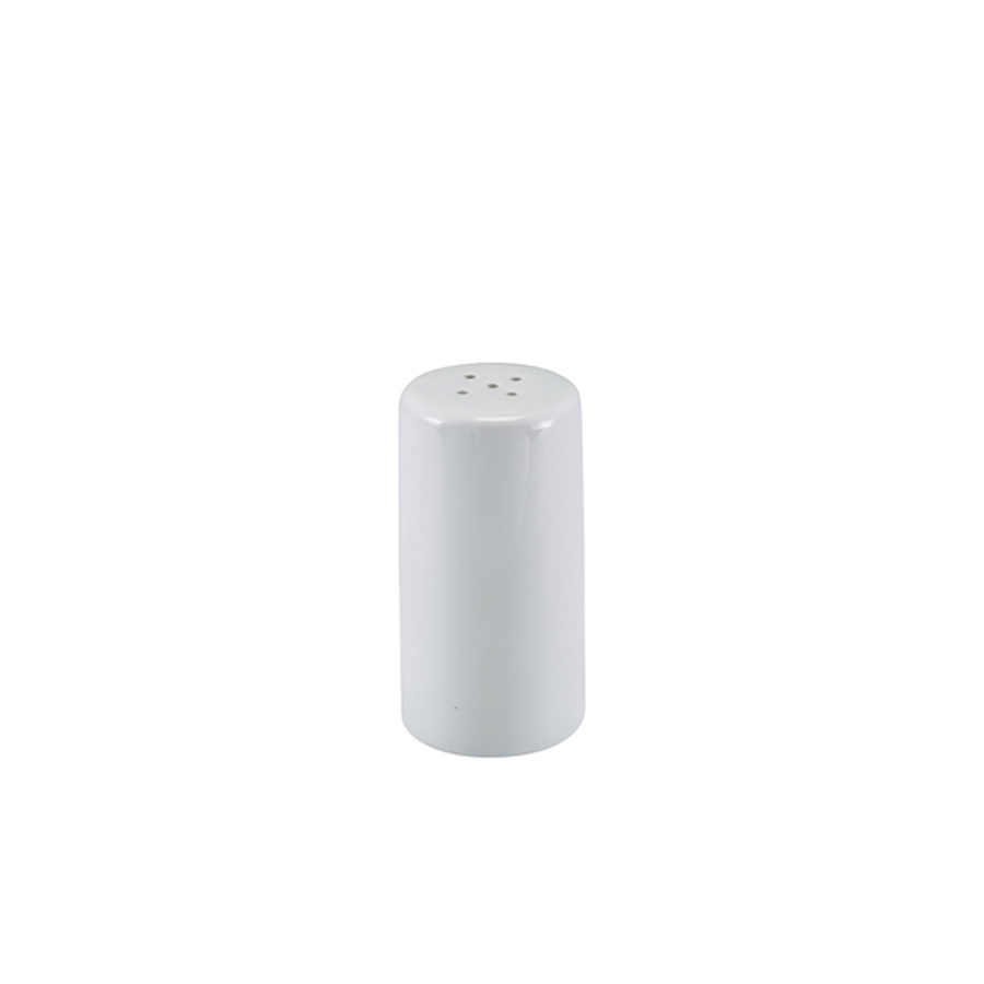 GenWare Porcelain White Round Pepper Pot 8.2cm PK 1