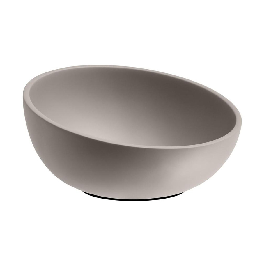APS ELEMENTS CONCRETE GREY ROUND BOWL 26CM PK 1