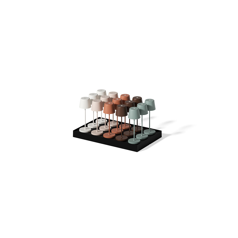 LAMPA MAGNETIC BLACK CHARGING TRAY UK CHARGER - HOLDS 15 PK 1