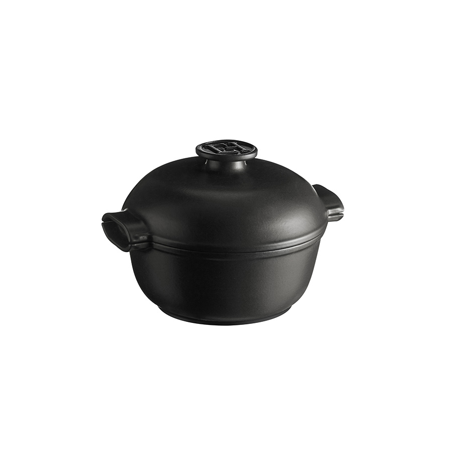 EMILE HENRY INDUCTION ROUND BLACK COCOTTE 2 LITRE 23CM PK 1