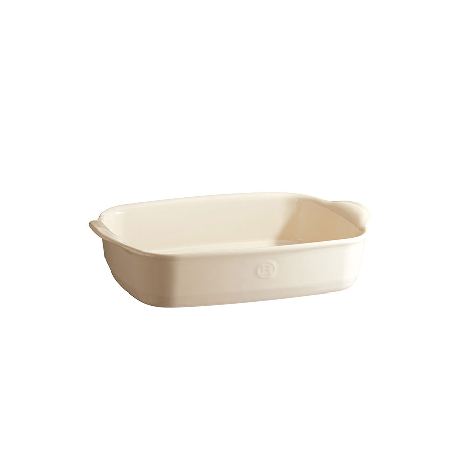 EMILE HENRY CERAMIC CREAM RECTANGULAR BAKING DISH 30 X 19CM PK 3