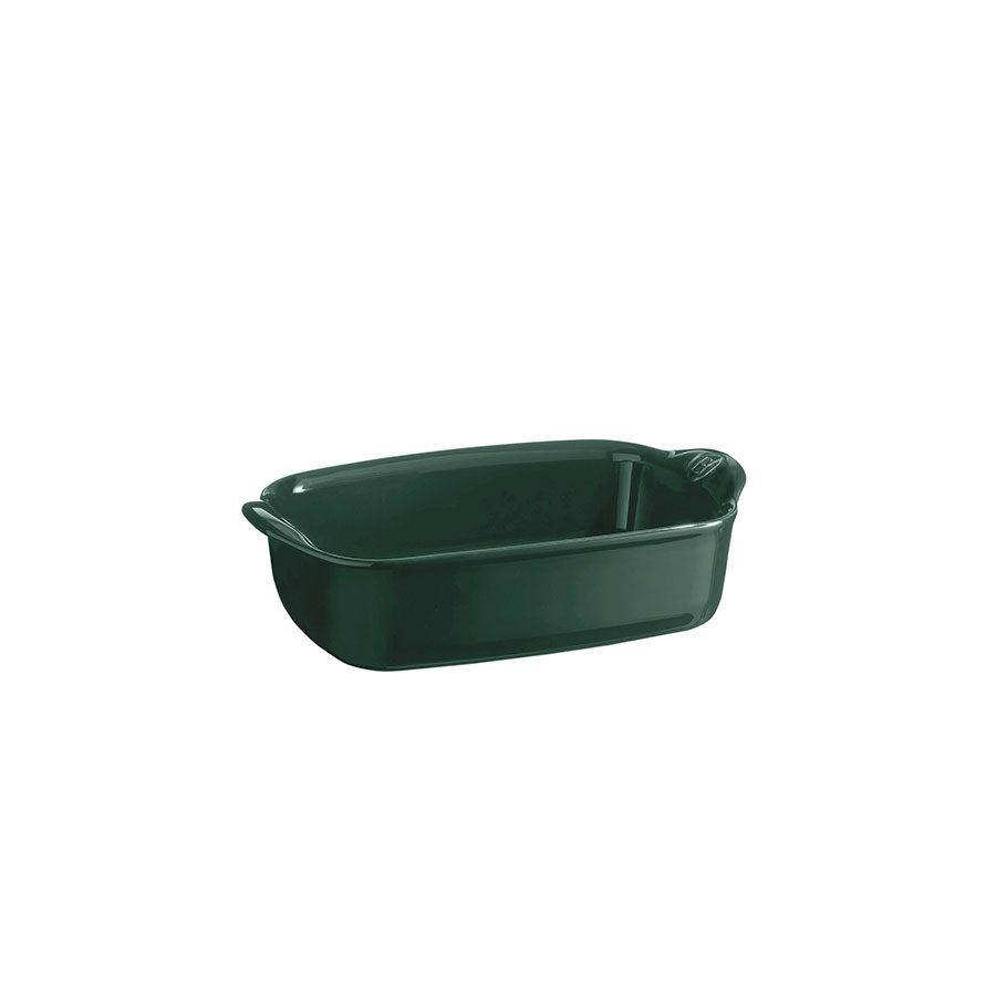 EMILE HENRY CERAMIC GREEN RECTANGULAR BAKING DISH 22 X 14.5CM PK 3