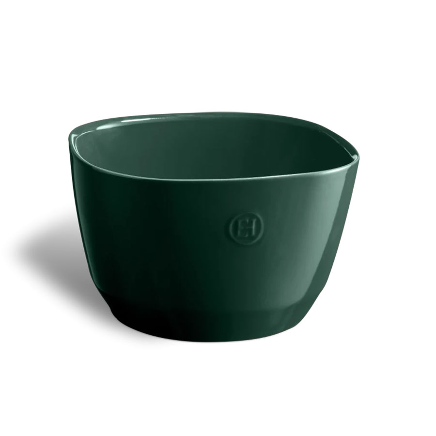 EMILE HENRY CERAMIC GREEN SALAD BOWL 22 X 14CM PK 2