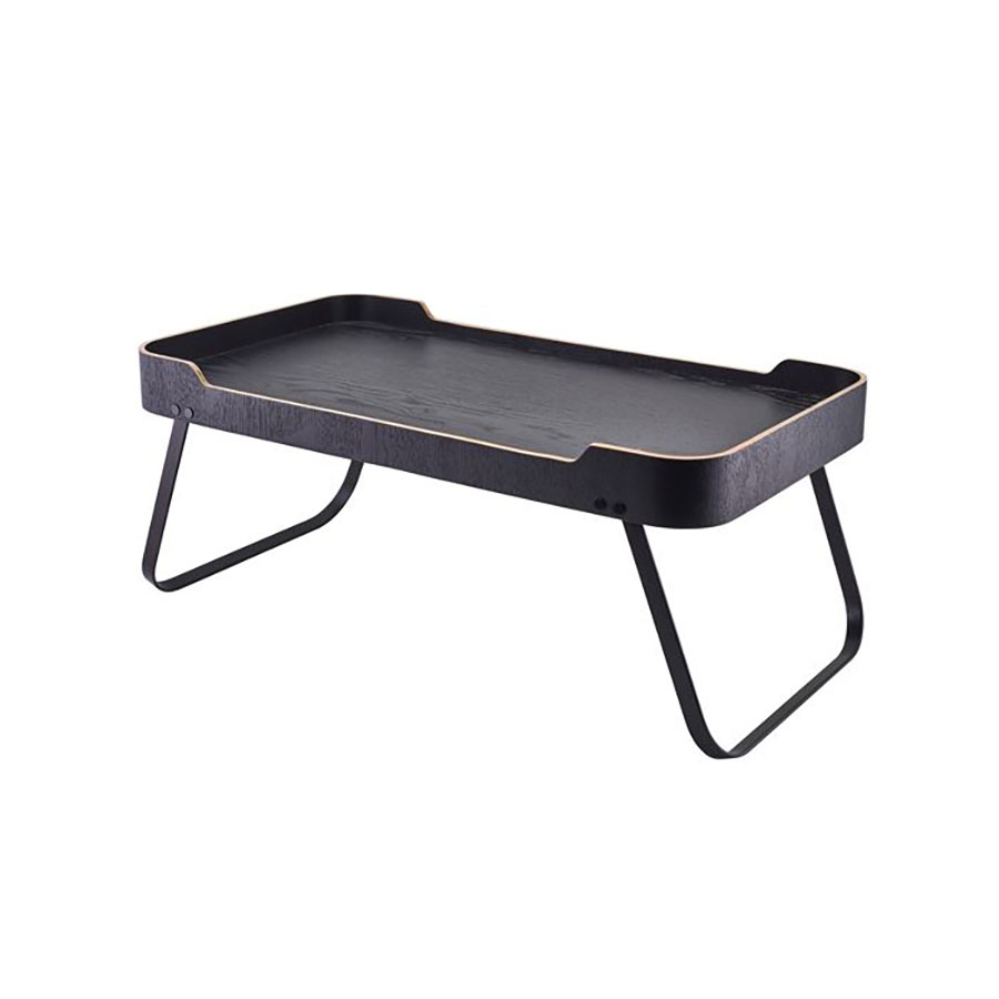 GENWARE BLACK WOOD SERVICE TRAY 59X30X23CM PK 1