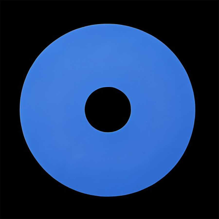 MODERN TWIST SILICONE CIRCULAR PLATE PROTECTOR BLUE PK 12