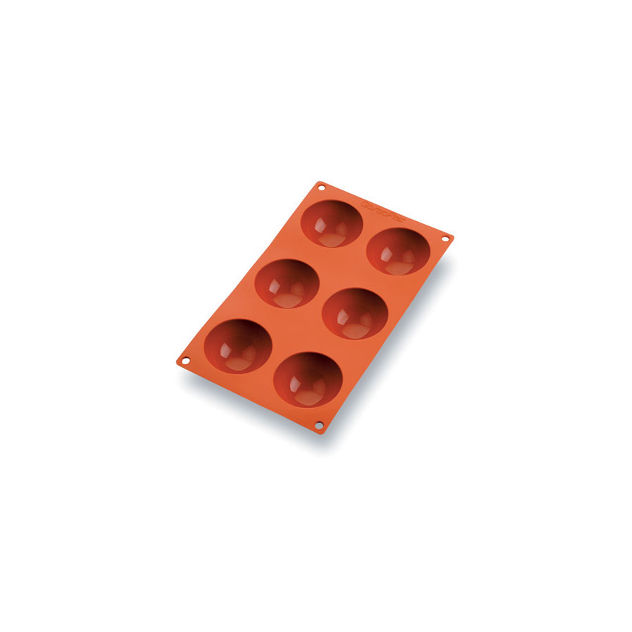 Matfer Bourgeat Gastroflex Half-Sphere Moulds Gastronorm 1/3 325x176mm Silicone PK 1