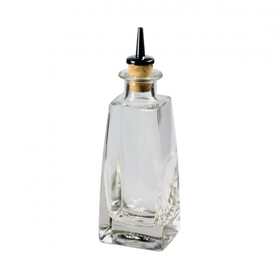 Dash Bottle Square With Cork Stopper PK 1