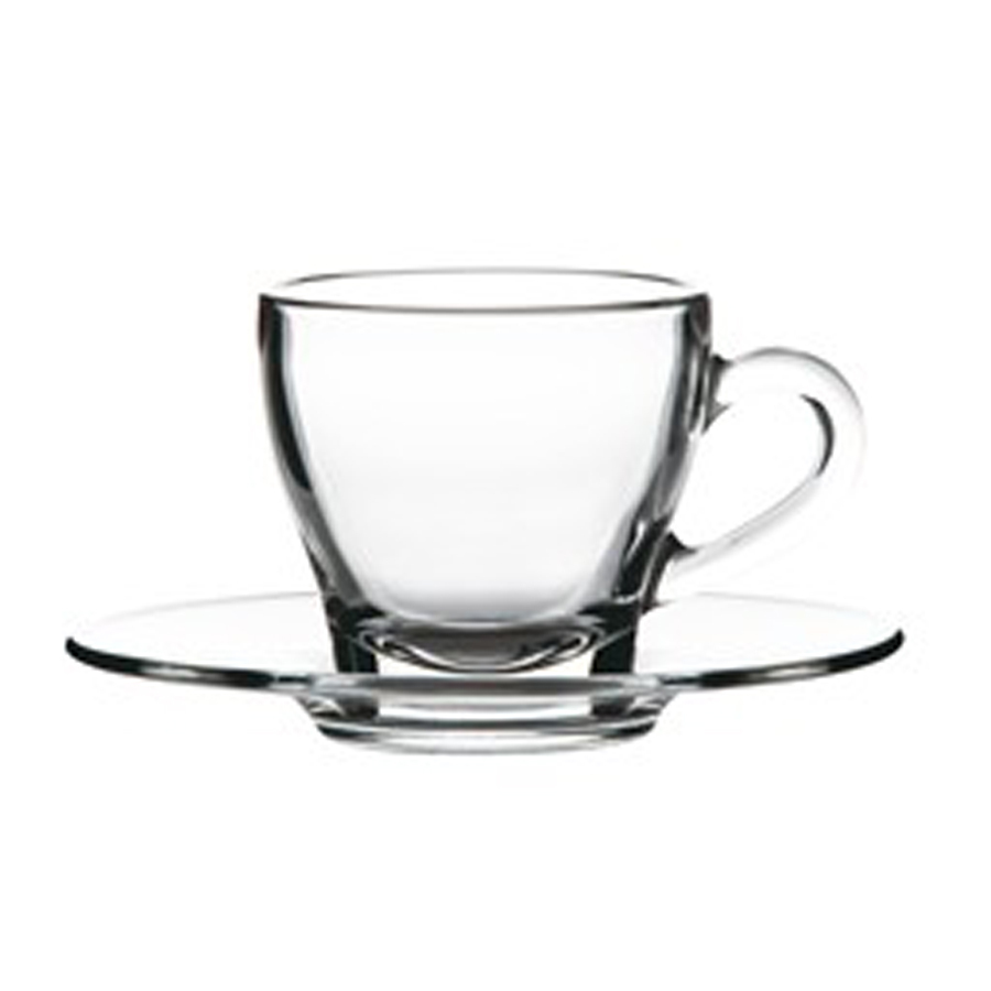 Ischia Esprs Glass Saucer 12cm PK 48