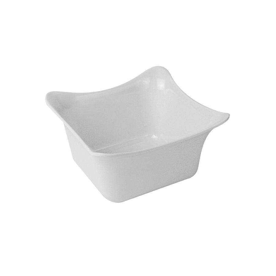 Fleur Crock Melamine White 1/6 Size Gastronorm PK 6