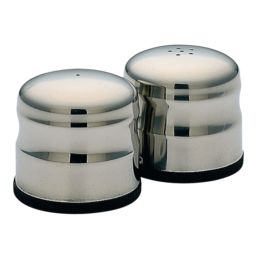Jumbo Salt & Pepper Stainless Steel 8cm PK 1