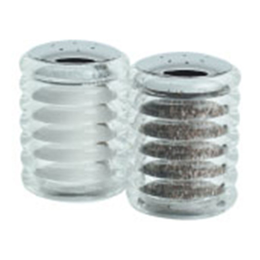 Cole & Mason Acrylic & Stainless Steel Salt & Pepper Set 7cm PK 1
