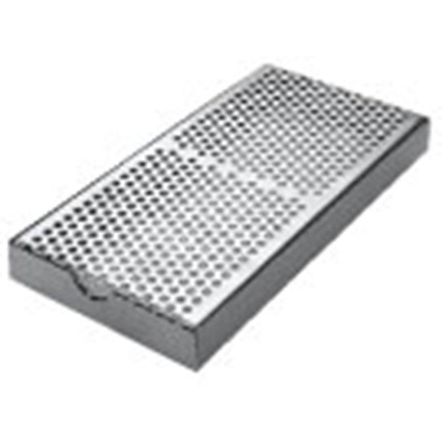 Drainer & Drip Tray Silver Rectangular PK 1