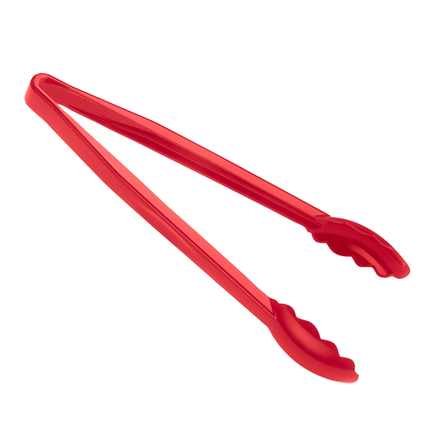 Cambro Polycarbonate Red Scalloped Tongs 30.5cm PK 1