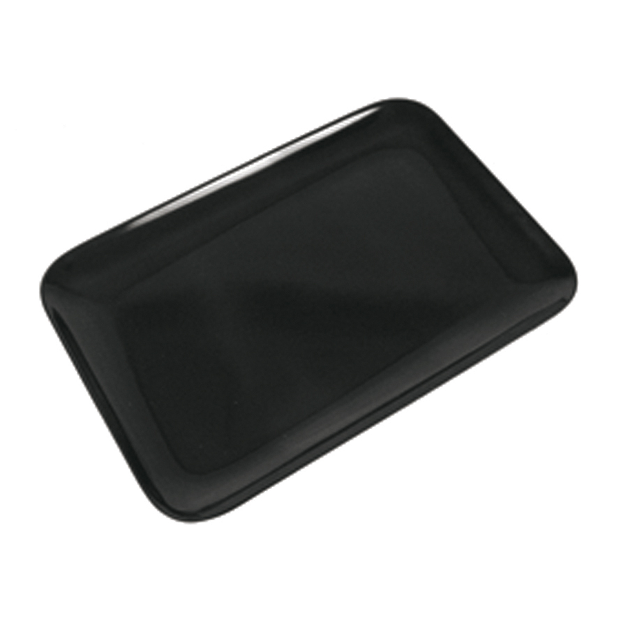 Tray Black Melamine Oblong 20 x 29cm  PK 1