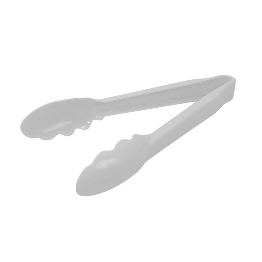 Tongs White Polycarbonate 24cm PK 1