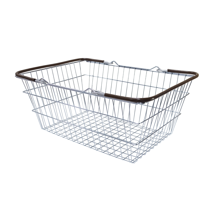 19 Liter Shopping Basket Brown Handles PK 1