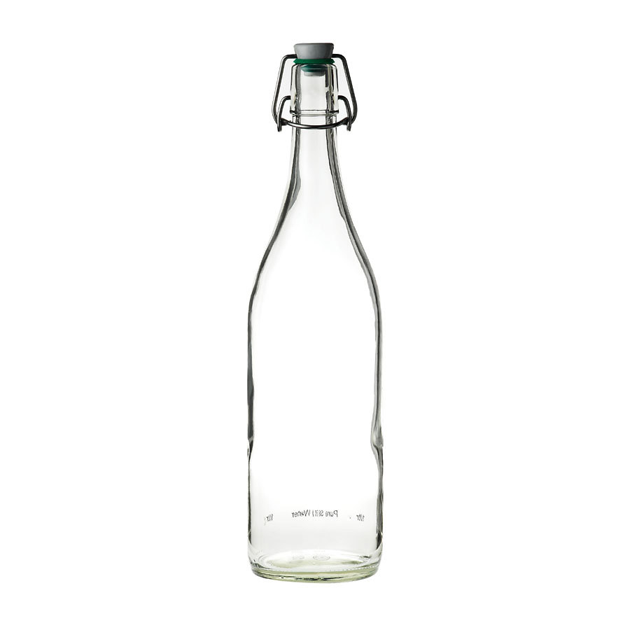 Water Bottle 1ltr Green Top PK 20