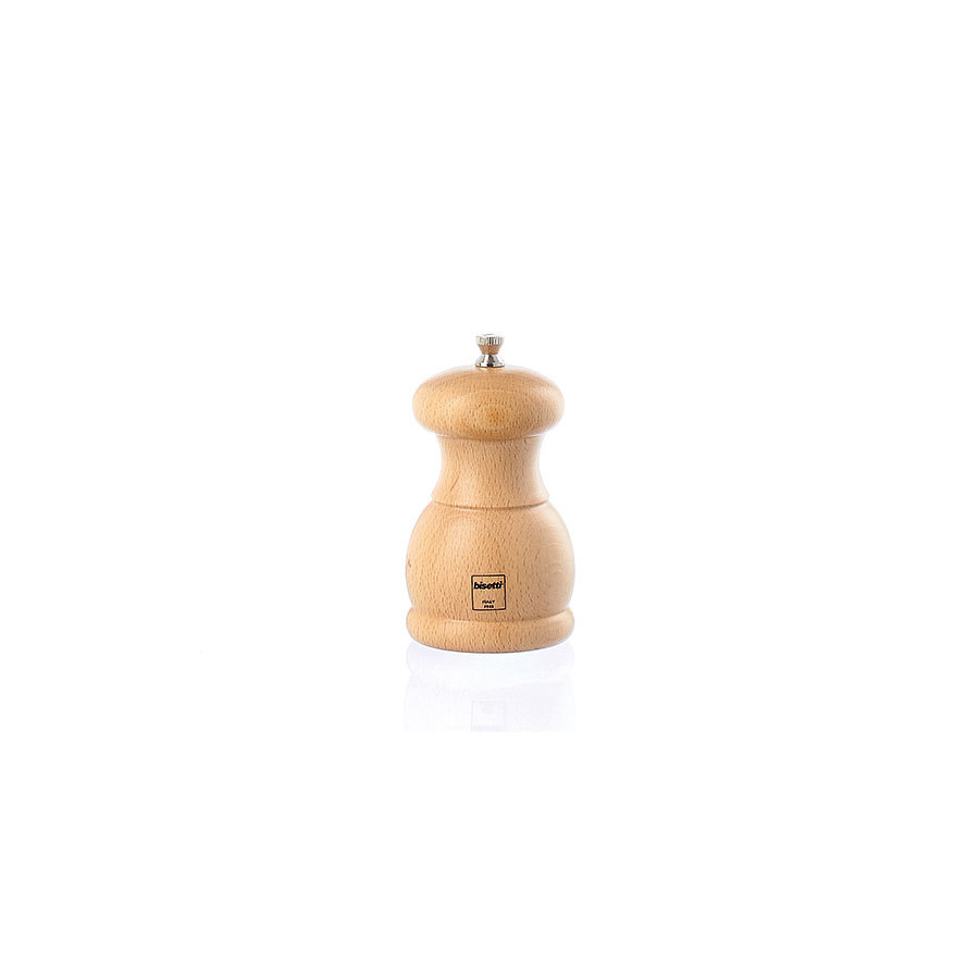 Bisetti Portofino Beechwood Natural Salt Mill 11.5cm PK 1