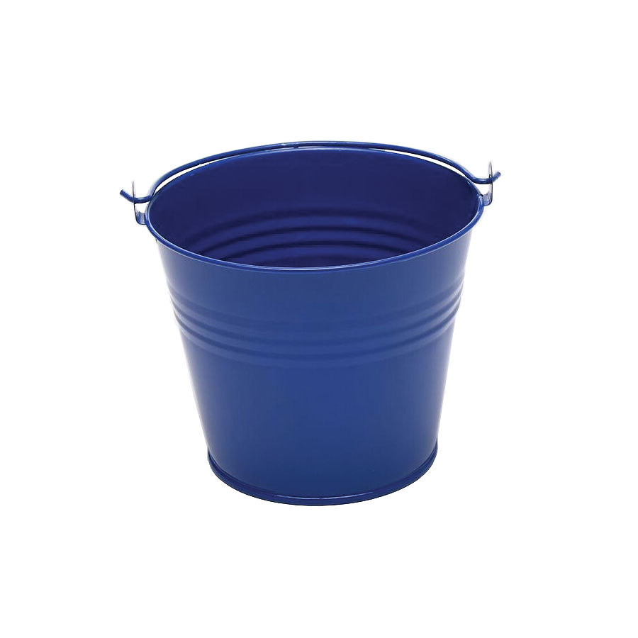 Craftmill Blue Round Metal Bucket 8x7cm PK 1