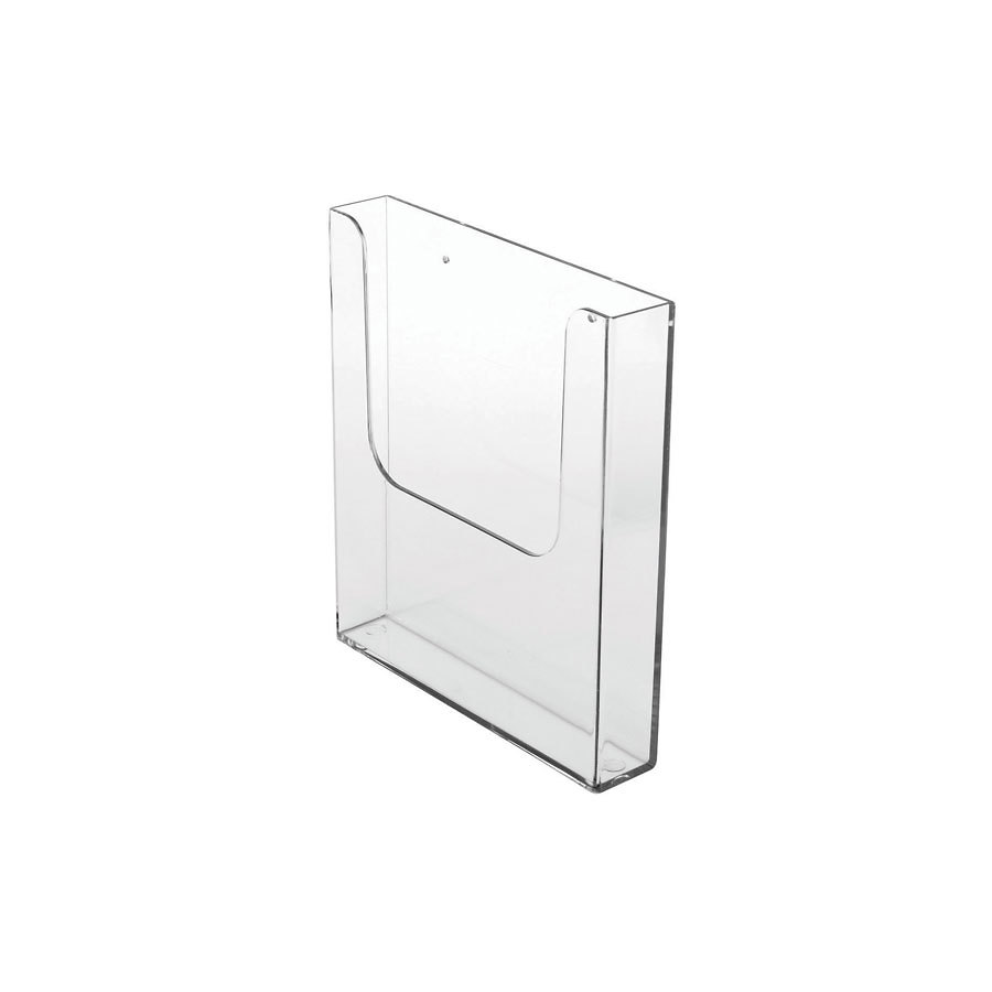 Mileta Wall Mounted Leaflet Holder A5 Portrait Acrylic PK 1
