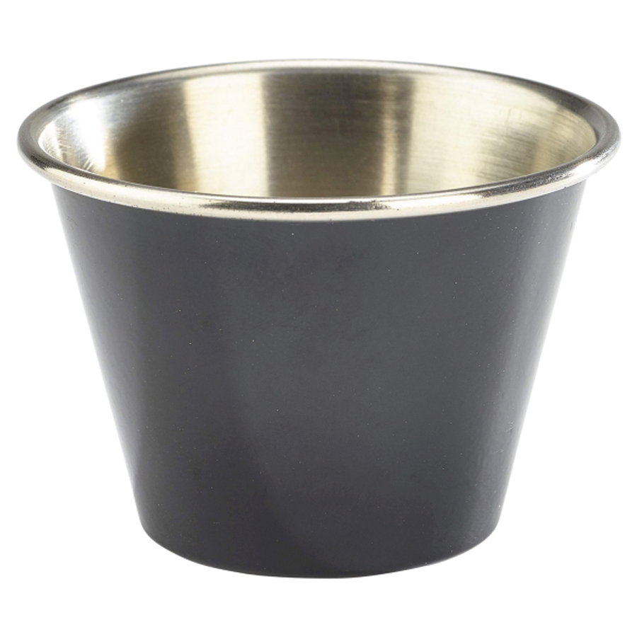 2.5oz Stainless Steel Ramekin Black PK 1