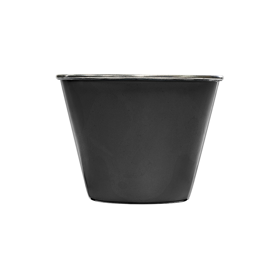 12oz Stainless Steel Ramekin Black PK 1
