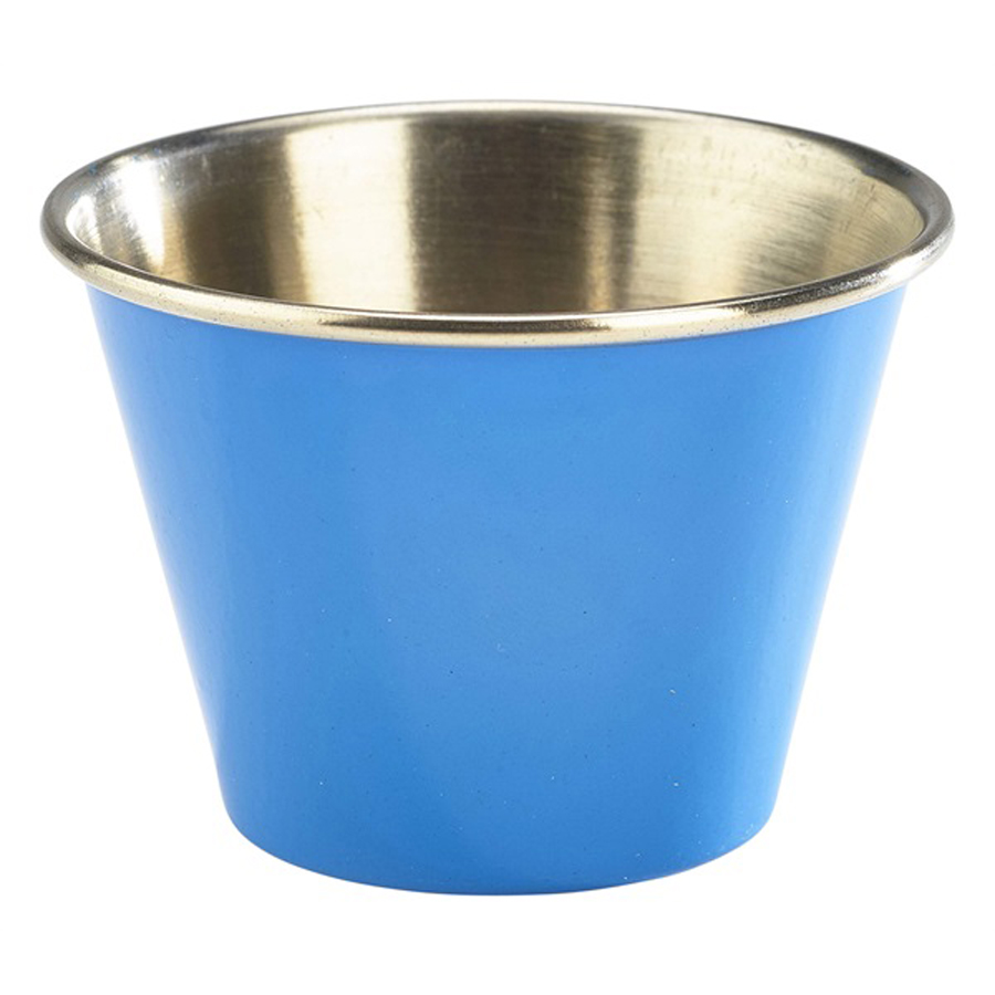 2.5oz Stainless Steel Ramekin Blue PK 1