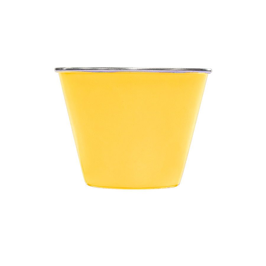 12oz Stainless Steel Ramekin Yellow PK 1