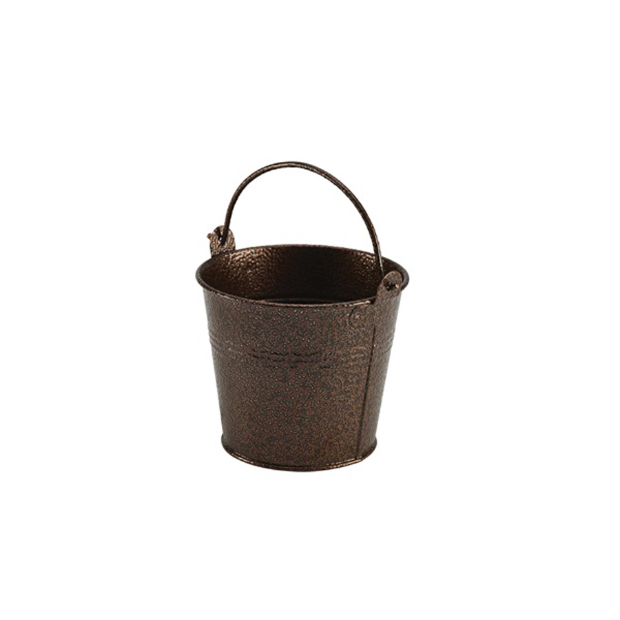 Galvanised Stl Hammered Bucket Copper PK 12