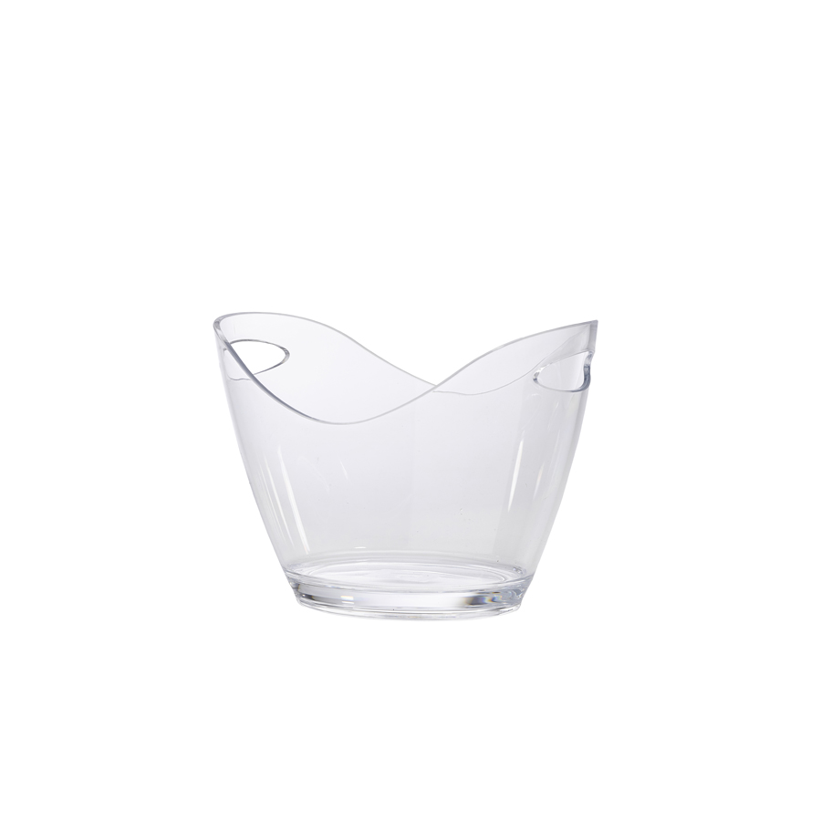 Clear Plastic Champagne / Wine Bucket Small PK 1