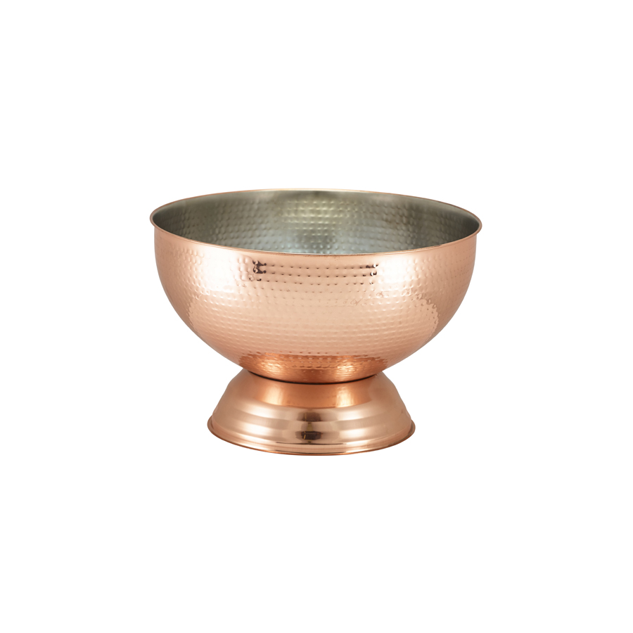 Hammered Copper Champagne Bowl 36cm PK 1