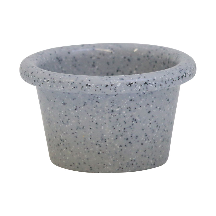 Mirage Piccolo Melamine Grey Speckle Round Ramekin 6cm 1.5oz PK 1